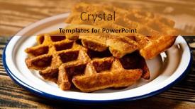  Presentation with gluten free - Theme enhanced with gluten-free-pumpkin-belgian-waffle background and a gold colored foreground