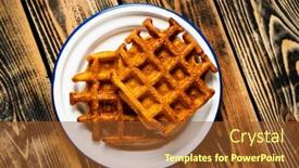  Presentation with gluten free - Amazing PPT layouts having gluten-free-pumpkin-belgian-waffle backdrop and a tawny brown colored foreground