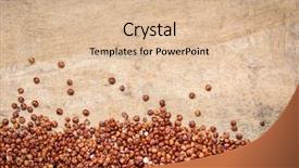  Presentation with gluten free - Amazing presentation theme having gluten free red quinoa grain backdrop and a lemonade colored foreground