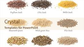  Presentation with gluten free - PPT layouts enhanced with gluten free seeds isolated background and a lemonade colored foreground