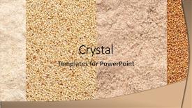  Presentation with gluten free - Beautiful slides featuring gluten free teff grain backdrop and a coral colored foreground