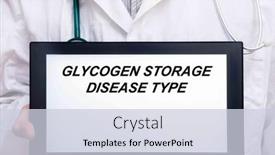  Presentation with glycogen - Slide deck consisting of glycogen-storage-disease-type-doctor background and a lemonade colored foreground
