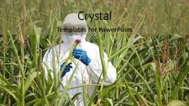  Presentation with gmo - Audience pleasing slide deck consisting of gmo professional in uniform goggles backdrop and a tawny brown colored foreground