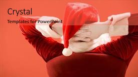  Presentation with santa claus and reindeers - Cool new PPT theme with young female doctor looking at the x-ray picture of lungs in hospital backdrop and a sky blue colored foreground