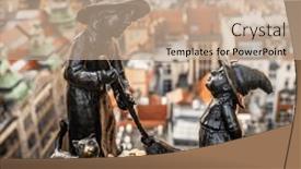  Presentation with amazing - Slide deck featuring gnome-sculpture-in-wroclaw background and a coral colored foreground