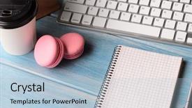  Presentation with weather - PPT theme featuring go electronic - working on the go white background and a light blue colored foreground