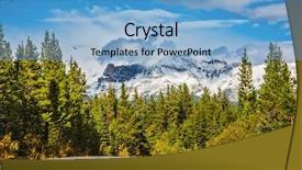  Presentation with forests - Amazing slide set having go green tree - canadian rockies in beautiful autumn backdrop and a light blue colored foreground