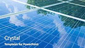  Presentation with renewable energy - Cool new presentation theme with go green with renewable energy backdrop and a teal colored foreground