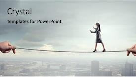  Presentation with blind - Audience pleasing slide deck consisting of go it blind mixed media backdrop and a light gray colored foreground