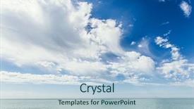  Presentation with sunny sky - Presentation theme having goa coastline - fantastic view of the azure background and a lemonade colored foreground