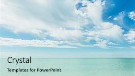  Presentation with goa - Theme consisting of goa coastline - fantastic view of the azure background and a soft green colored foreground