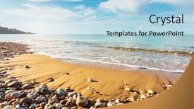  Presentation with goa - Amazing theme having goa coastline - fantastic view of the azure backdrop and a light blue colored foreground