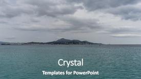  Presentation with goa - Colorful PPT layouts enhanced with goa coastline - mediterranean sea on the island backdrop and a ocean colored foreground