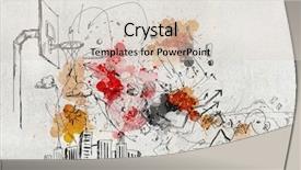  Presentation with goal image - Amazing theme having goal emplates - background image with sketches backdrop and a lemonade colored foreground