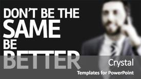  Presentation with goal image - Audience pleasing presentation consisting of goal therapy - business man with the text backdrop and a dark gray colored foreground