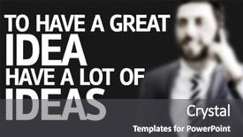  Presentation with goal image - Audience pleasing presentation theme consisting of goal therapy - business man with the text backdrop and a dark gray colored foreground