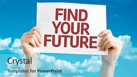  Presentation with for future cars - Presentation consisting of goal therapy - find your future card background and a arctic colored foreground