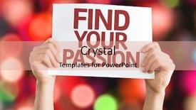  Presentation with colorful fancy carp fish koi - Theme with goal therapy - find your passion card background and a coral colored foreground