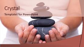  Presentation with black hands - Colorful PPT theme enhanced with goal therapy - hands holding a stack backdrop and a lemonade colored foreground