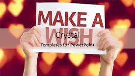  Presentation with zumba card bokeh - Amazing PPT layouts having goal therapy - make a wish card backdrop and a coral colored foreground