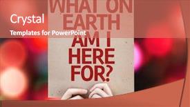  Presentation with goal - Slides featuring goal therapy - what on earth am i background and a coral colored foreground