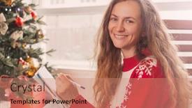  Presentation with goals - Presentation theme featuring goals-plans-make background and a coral colored foreground