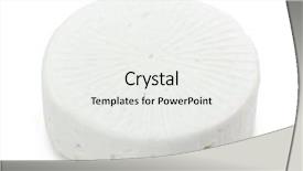  Presentation with dairy goat - PPT theme having goat milk cheese isolated background and a white colored foreground