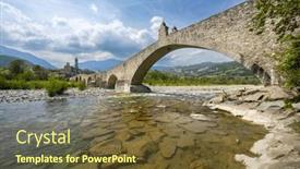  Presentation with devil - PPT layouts featuring gobbo-bridge-also-devil-bridge and a tawny brown colored foreground