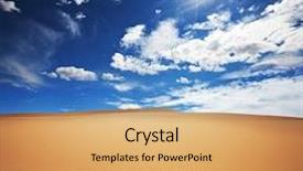  Presentation with desert - Cool new presentation theme with gobi desert backdrop and a  colored foreground