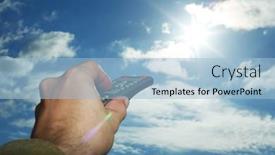  Presentation with weather - Presentation theme featuring  background and a  colored foreground