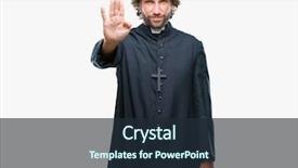  Presentation with palm sunday catholic - Presentation featuring god control - handsome hispanic catholic priest man background and a wine colored foreground