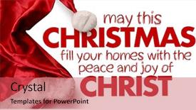  Presentation with nobel peace prize faculty - Amazing presentation theme having god control - may this christmas fill your backdrop and a red colored foreground