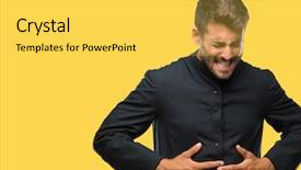  Presentation with palm sunday christian catholic - Audience pleasing presentation theme consisting of god disease - young catholic christian priest man backdrop and a  colored foreground