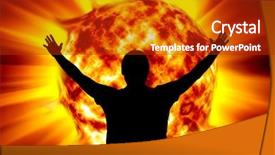  Presentation with worship - Colorful slides enhanced with god element of design backdrop and a crimson colored foreground