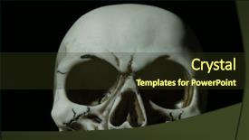  Presentation with ceremony - Colorful slide deck enhanced with god evil - occult ceremony with skull close backdrop and a tawny brown colored foreground