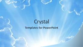  Presentation with heaven - PPT theme with god heaven - beautiful clouds background and a light blue colored foreground