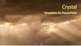  Presentation with airplane night sky cloud - Beautiful slides featuring god heaven - beautiful sky with sunbeams backdrop and a  colored foreground