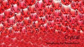  Presentation with god - Theme having god new year - lantern background and a  colored foreground