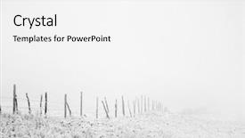  Presentation with tramsmission line - Audience pleasing PPT theme consisting of morter - smily face on brick wall backdrop and a tawny brown colored foreground