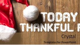  Presentation with today and tomorrow - Beautiful presentation featuring god new year - today im thankful for written backdrop and a coral colored foreground