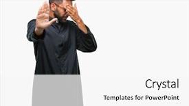  Presentation with dove catholic - Audience pleasing presentation consisting of gesture with sad and fear backdrop and a white colored foreground