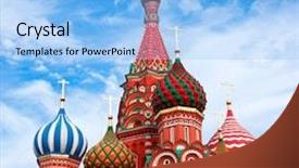  Presentation with head - Colorful slides enhanced with god s temple - domes of the famous head backdrop and a light blue colored foreground