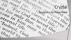  Presentation with christian - PPT layouts enhanced with god so loved the world background and a light gray colored foreground