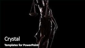  Presentation with justice goddess - Audience pleasing PPT layouts consisting of godess law - full length picture of goddess backdrop and a  colored foreground