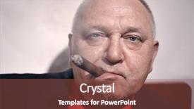  Presentation with godfather - Audience pleasing theme consisting of godfather - close up portrait of serious backdrop and a tawny brown colored foreground