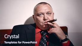  Presentation with old fashioned - Beautiful presentation theme featuring godfather - portrait of serious middle aged backdrop and a wine colored foreground