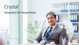  Presentation with angel wings - Cool new presentation with  backdrop and a  colored foreground