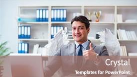  Presentation with angel wings - Amazing theme having  backdrop and a  colored foreground