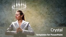  Presentation with head - Audience pleasing slide deck consisting of medicaments composition of red pills backdrop and a light gray colored foreground