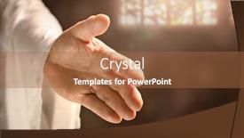  Presentation with salvation - Presentation theme consisting of gods-or-jesus-christ-hand background and a red colored foreground